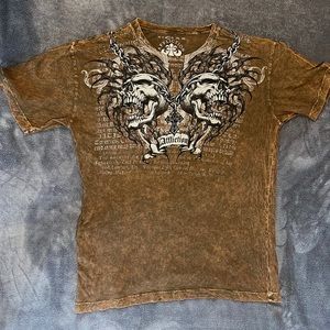Affliction mens short sleeve top